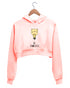 Quirkipedia BE PAWSITIVE Cats The classics, Womens Crop Hoodies